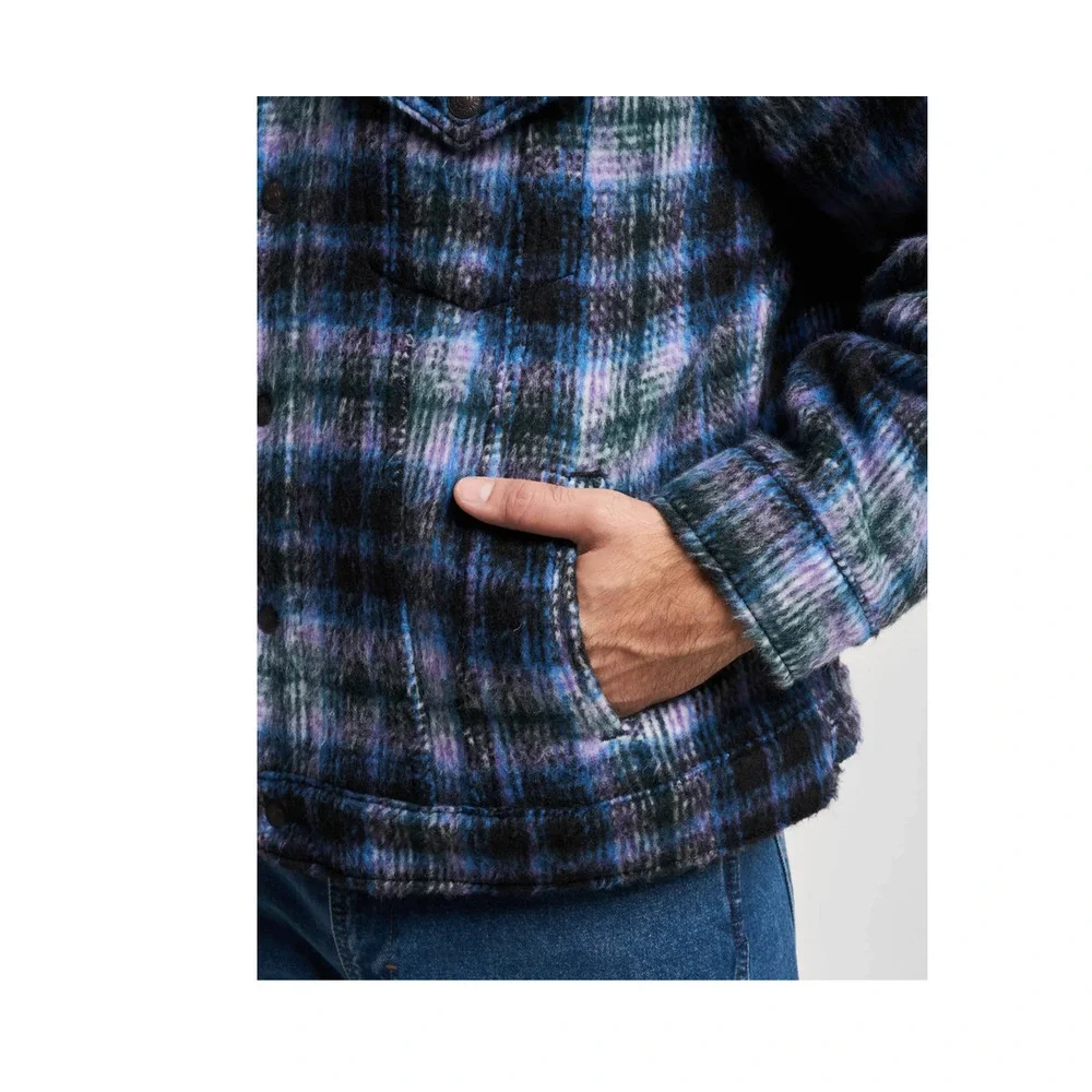 Levi's VINTAGE RELAXED FIT FLEECE SHERPA TRUCKER JACKET Men's Sz XS/Ladies Med - Picture 7 of 7